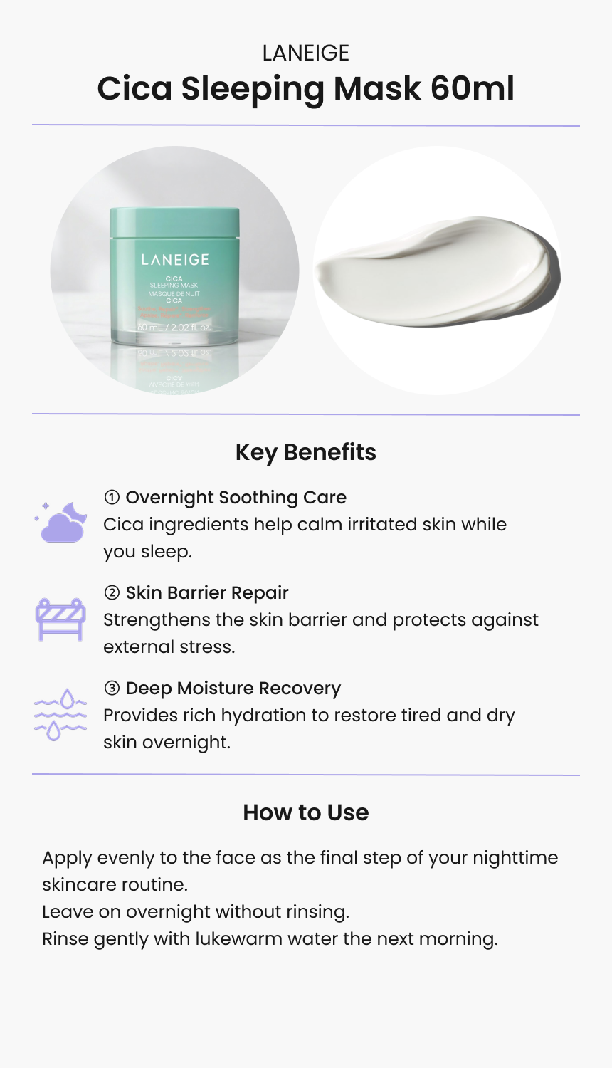 LANEIGE Cica Sleeping Mask 60ml