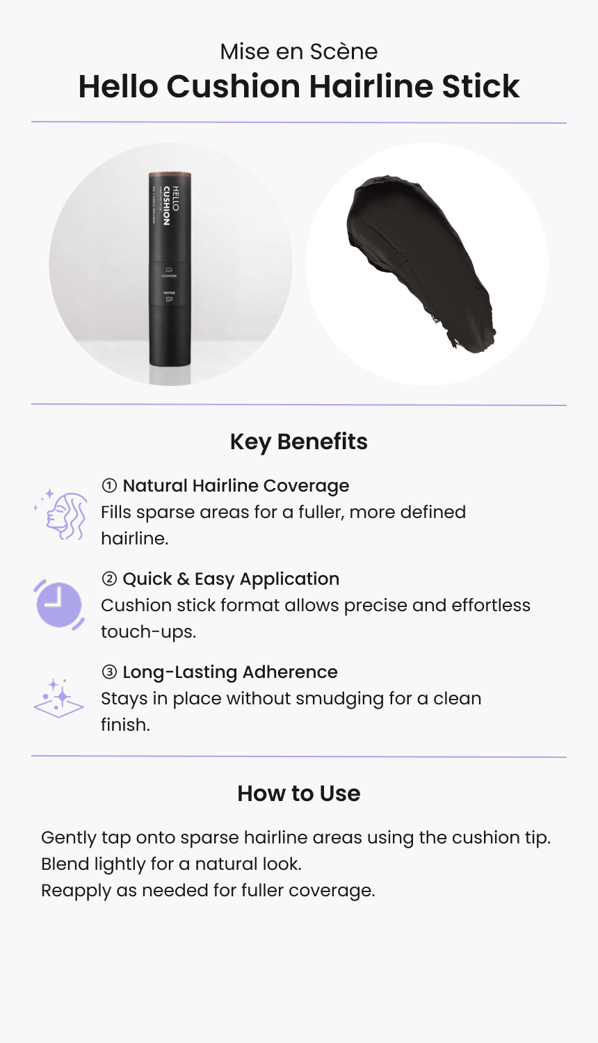 Mise en Scène Hello Cushion Hairline Stick