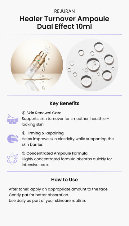 REJURAN Healer Turnover Ampoule Dual Effect 10ml
