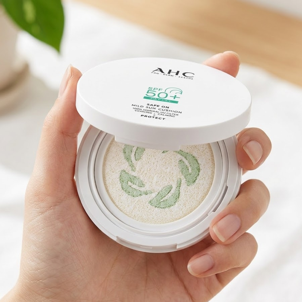AHC Safe On Mild Sun Cushion SPF50+ PA++++ 25g