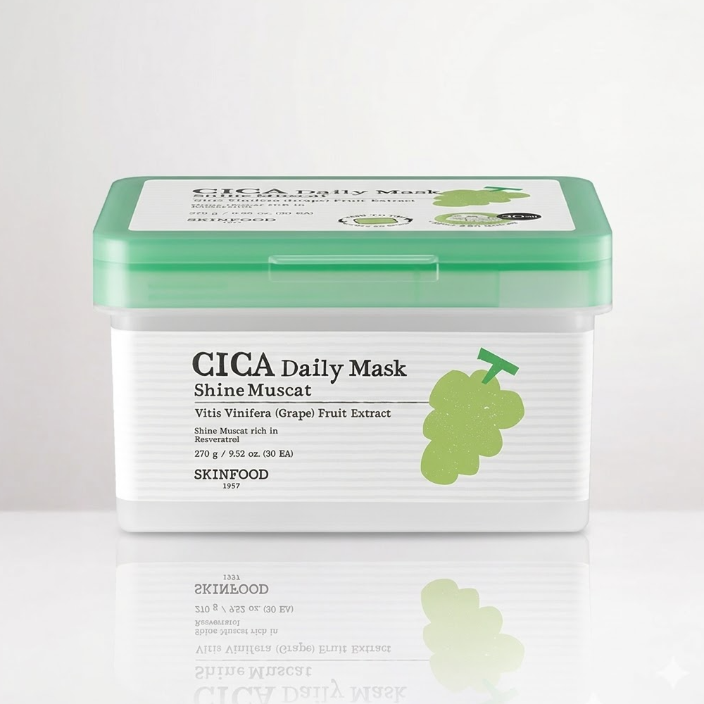 SKINFOOD CICA Shine Muscat Daily Mask 30 sheets
