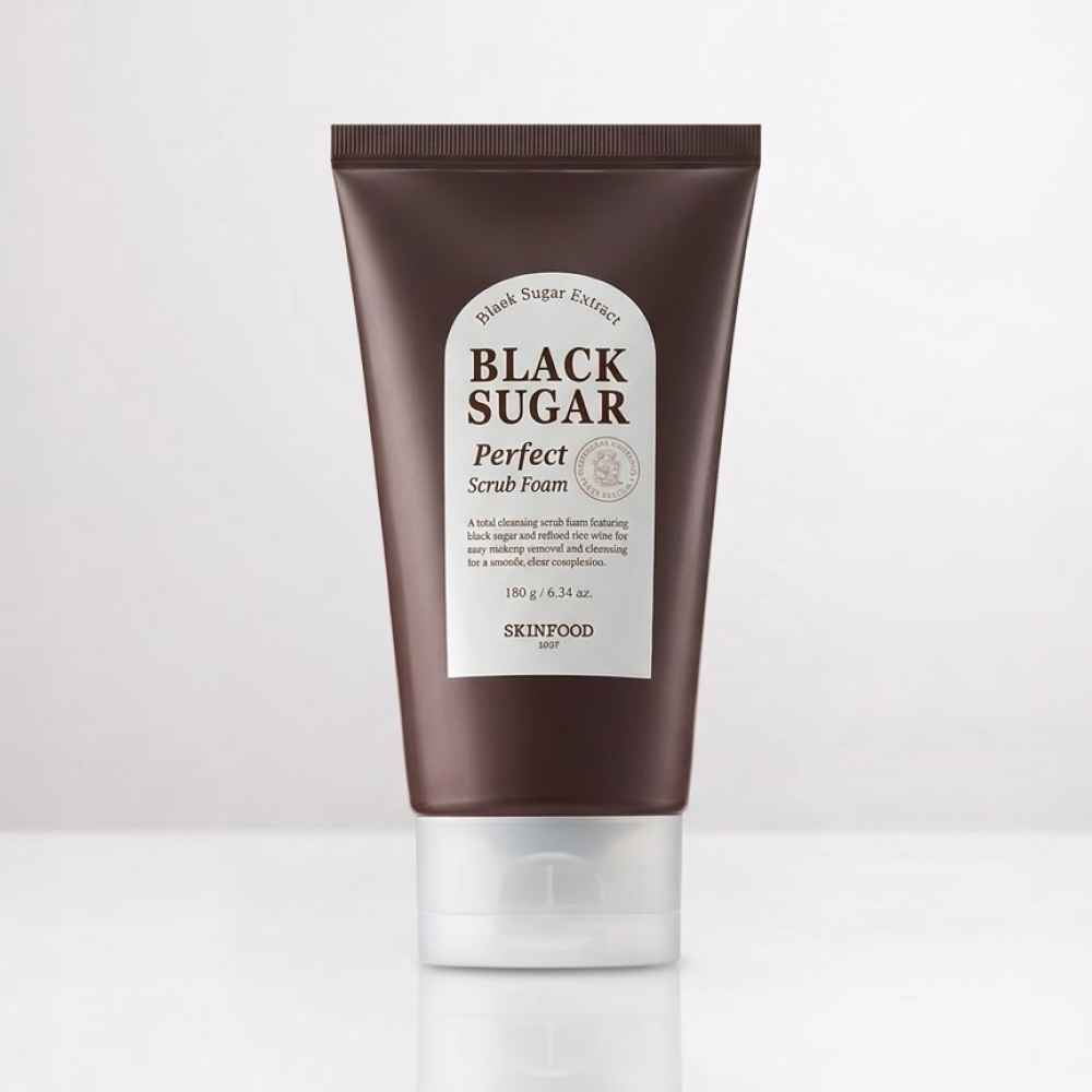 SKINFOOD Black Sugar Perfect Scrub Foam 180g